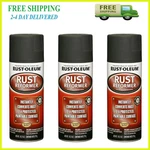 Automotive Flat Black Finish Rust Converter Reformer Spray Coat 10 Oz, 3 Pk New. Price: $29.99.