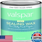 Valspar Chalky Clear Sealing Wax 410.0087002.004 New. Price: $45.44.