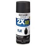 Black, Rust-oleum American Accents 2X Ultra Cover Flat Spray Paint- 12 Oz New. Price: $8.79.