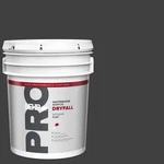 5 Gal. Black Flat Waterborne Acrylic Dryfall Interior Paint New. Price: $87.07.