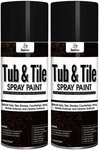 Black Tile Spray Paint High Gloss Waterproof Bathtub New. Price: $39.12.