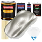 Sterling Silver Metallic Gallon Urethane Basecoat Clearcoat Car Auto Paint Kit New. Price: $353.99.