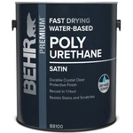 1 Gal. Satin Clear Fast Drying Water-based Interior Polyurethane New. Price: $87.64.