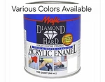 Majic Paint Diamond Hard Finish Acrylic Enamel, 1 Qt. - Price Each New. Price: $28.99.