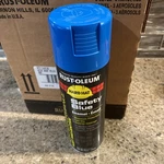 6- Cans Rust-oleum V2100 Enamel Aerosol Safety Blue New. Price: $39.99.