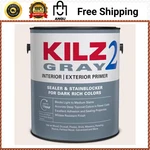 All Purpose 1 Gal. Gray Interior/exterior Multi-surface Primer, Sealer, And Stai New. Price: $26.99.