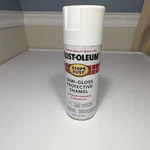 Rust-oleum Semi-gloss Protective Enamel Spray Paint Stops White 12 Oz New. Price: $9.22.