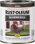 239073 Stops Rust Hammered Finish Paint, Quart, Brown New. Price: $41.03.