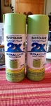 (2)RUST-OLEUM Painters Touch 2X Ultra Cover Satin Green Apple Spray 12 Oz New. Price: $24.50.