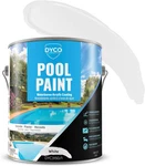 Dyco Waterborne Acrylic Pool Paint White 1 Gallon Uv & Chemical Resistant New. Price: $77.39.