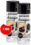 Rust-oleum Imagine Craft & Hobby Spray Paint Chrome Black 10 Oz. 2 Pack New. Price: $31.99.