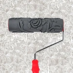 Bancoo 10'' Rubber Graceful Lively Floral Texture Embossed Roller Diy Gray New. Price: $39.11.