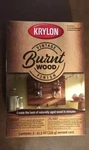 No Longer Made! Krylon Vintage Finish Burnt Wood Spray Kit Aged/distressed Look New. Price: $49.95.