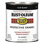 Rust-oleum 7776502 Enamel,alkyd,black,flat 36RD97 New. Price: $32.76.