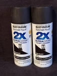 Two Cans Of Rust-oleum 334064 Painter's Touch 2X Ultra Cover, 12 Oz, Dark Walnut Open. Price: $21.99.