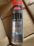 Krylon Industrial Quik-mark Sb Inverted Marking Paint Fluorescent Red, Lot Of 12 New. Price: $79.99.