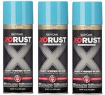 X-o XOP25-AER Gloss Light Blue Anti-rust Enamel Spray Paint Primer 3 Pack New. Price: $42.78.