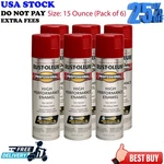 Rust-oleum 7565838-6PK Professional Enamel Spray Paint Gloss Regal Red 15 Oz New. Price: $53.95.