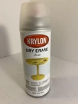 Krylon Dry Erase Clear Spray Paint 11.5 Oz - Writable Erasable Finish Indoor New. Price: $29.99.