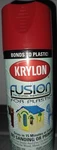 Krylon Fusion For Plastic Gloss Spray Paint 12 Oz Red Papper/safety 2328 New. Price: $24.99.