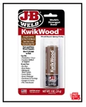 J-b Weld Tan Kwikwood Repair Epoxy Putty, 1 Oz. Stick New. Price: $8.44.