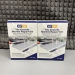 Hupeyna Tile Granite Marble Repair Kit - Ceramic White Porcelain Acrylic 2 Pack New. Price: $23.74.