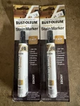 2X Rust-oleum Touch-up Stain Marker, Ebony, .33 Fl. Oz. New. Price: $14.99.