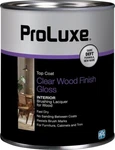 Proluxe PLX010/04 Qt Clear Gloss Wood Finish Brushing Lacquer -pack Of W-8-A New. Price: $18.95.