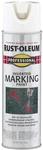 Rust-oleum, White 2592838 Professional Inverted Marking Spray Paint, 15 Oz, New. Price: $21.24.