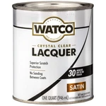 Watco 63241 Lacquer, Liquid, Clear, Qt, Can New. Price: $30.61.