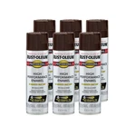 Rust Oleum Professional 15 Ounce Gloss Dark Brown Spray Paint Pack 6 New. Price: $45.79.