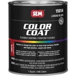 Sem 15014 Color Coat Landau Black Flexible Paint Interior Vinyl Quart New. Price: $84.30.