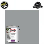 Glidden Porch &floor 1 Gal. Light Gray Satin Interior/exterior Paint With Primer New. Price: $37.47.