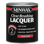 Minwax 155000000 Brushing Lacquer, Gloss, Liquid, Clear, Qt, Can New. Price: $36.72.