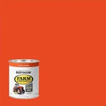 Rust-oleum 280159 Farm & Implement Enamel Paint, Quart, Kubota Orange Pack New. Price: $39.99.