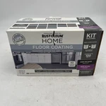 Rust-oleum Home Semi-gloss Deep Tint Base Floor Coating Kit Open. Price: $34.99.