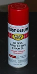 Rust-oleum Regal Red Stops Spray Paint 12 Oz Almost Full Good For Toro Mowe Used. Price: $19.99.