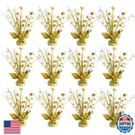 Egolot 12 Pack Metallic Gold Foil Spray Centerpieces Stars Brust Table New. Price: $57.73.