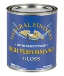 General Finishes High Performance Water Based Topcoat, 1 Quart, Gloss New. Price: $67.77.