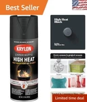 12 Oz Krylon High Heat Spray Paint, Flat Black - Ideal For Extreme Temperatures New. Price: $29.69.