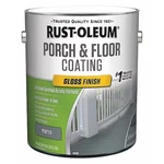 Rust-oleum 320474 1 Gal Floor Coating, Gloss Finish, Pewter, Water Base New. Price: $53.99.