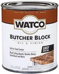 Watco 241758 Butcher Block Oil & Finish, 16 Oz, Clear New. Price: $25.94.