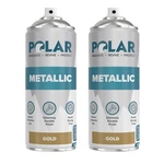 Polar Metallic Gold Spray Paint 2 X 13.5 Fl Oz Multi-purpose Interior & E... New. Price: $33.11.