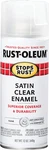 285092 Stops Rust Spray Paint, 12 Oz, Satin Clear New. Price: $9.99.