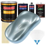 Ice Blue Metallic Gallon Urethane Basecoat Clearcoat Car Auto Paint Kit New. Price: $377.99.