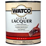 Watco 63041 Lacquer Clear Wood Finish Quart Gloss New. Price: $36.11.