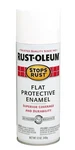 Rust-oleum 7790830 Stop 12 Oz. Protective Enamel Flat White Spray Paint New. Price: $11.95.