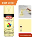 Indoor Outdoor Krylon Colormaxx Spray Paint Satin Meringue Yellow 12 Ounce New. Price: $16.14.