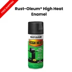 Rust-oleum 7778830 High Heat Enamel Spray Paint 12 Fl Oz Bar-b-que Black New. Price: $11.49.