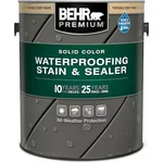 Behr Premium 1 Gal. Deep Base White Solid Color Waterproofing Stain And Sealer New. Price: $60.99.
